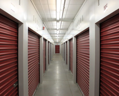 Heated storage units at Outer Space Storage in SE Calgary.